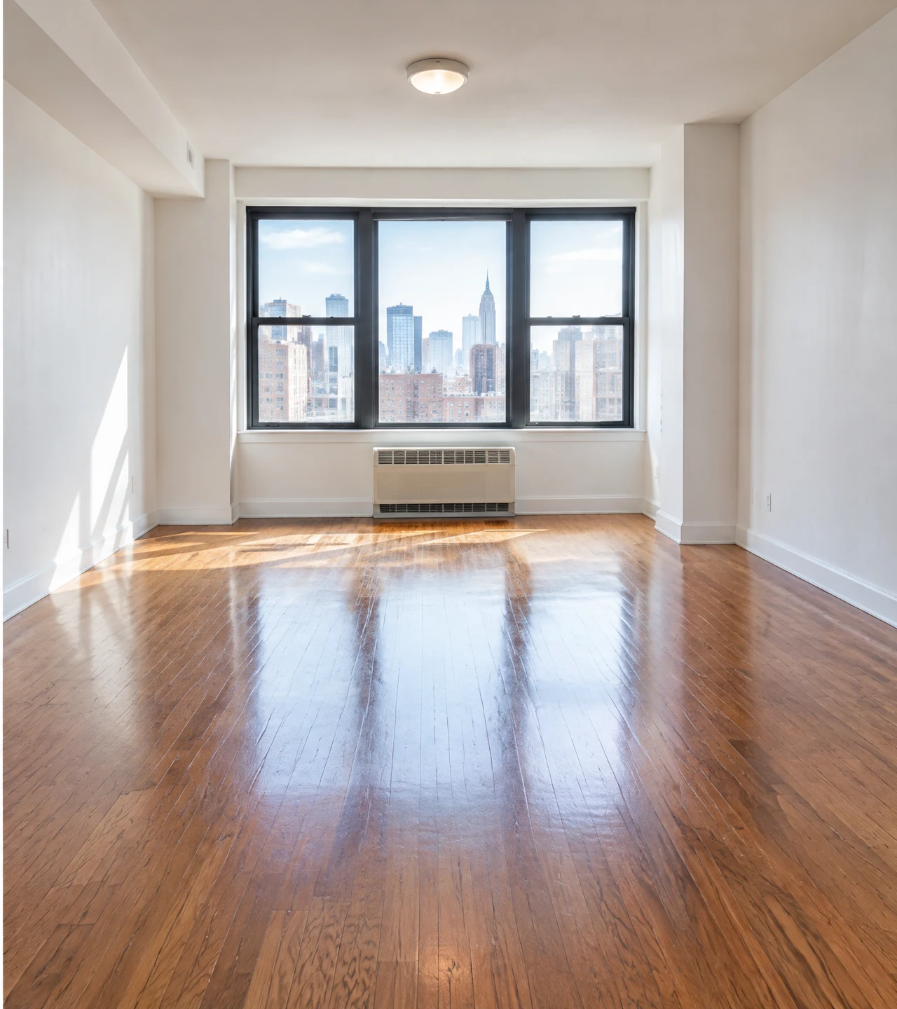 The same NYC apartment completely cleared after the cleanout